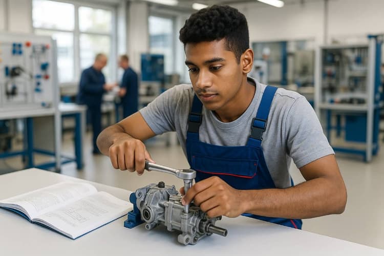 ویزای آوسبیلدونگ آلمان: دوره‌های فنی همراه با حقوق